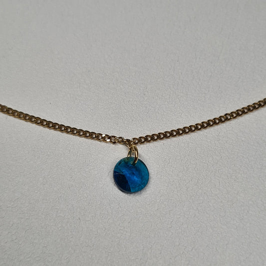 COLLIER BORÉE DORÉ