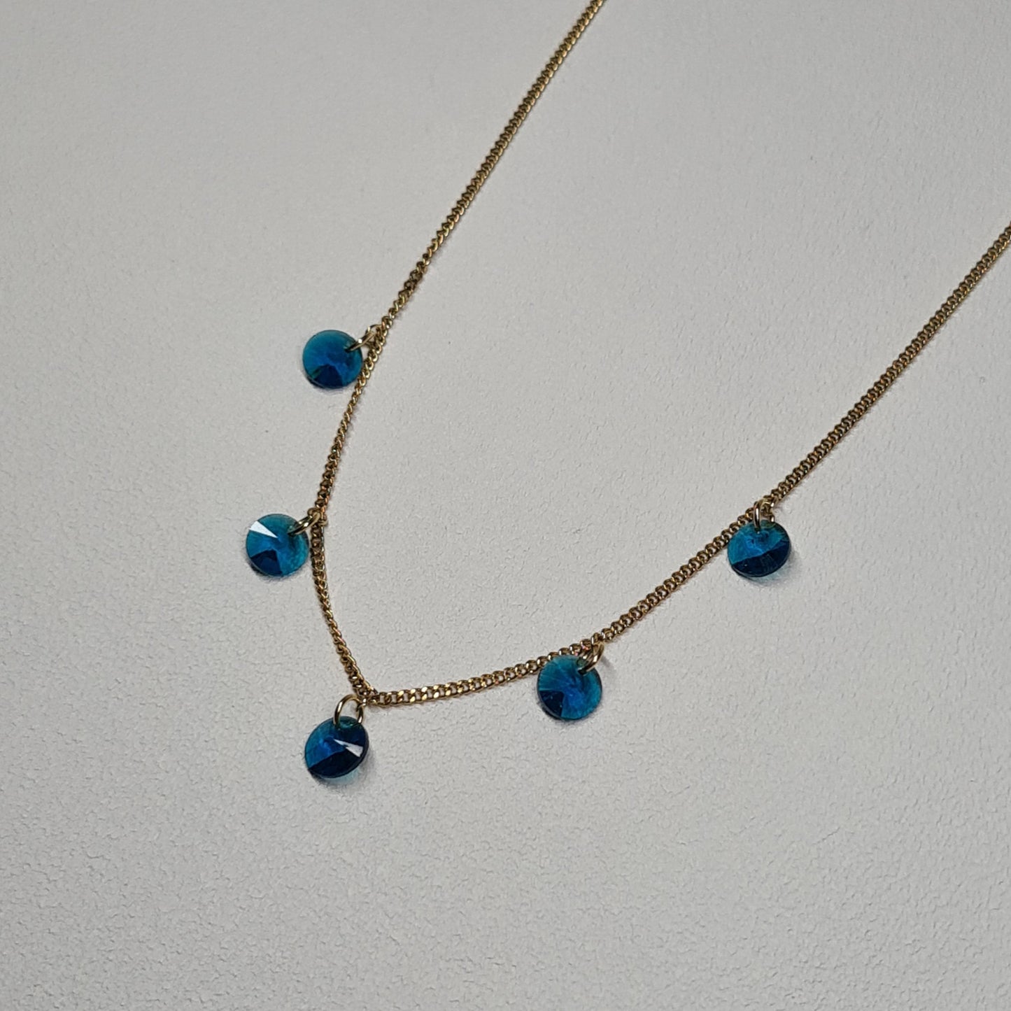 COLLIER BORÉE 5 DORÉ